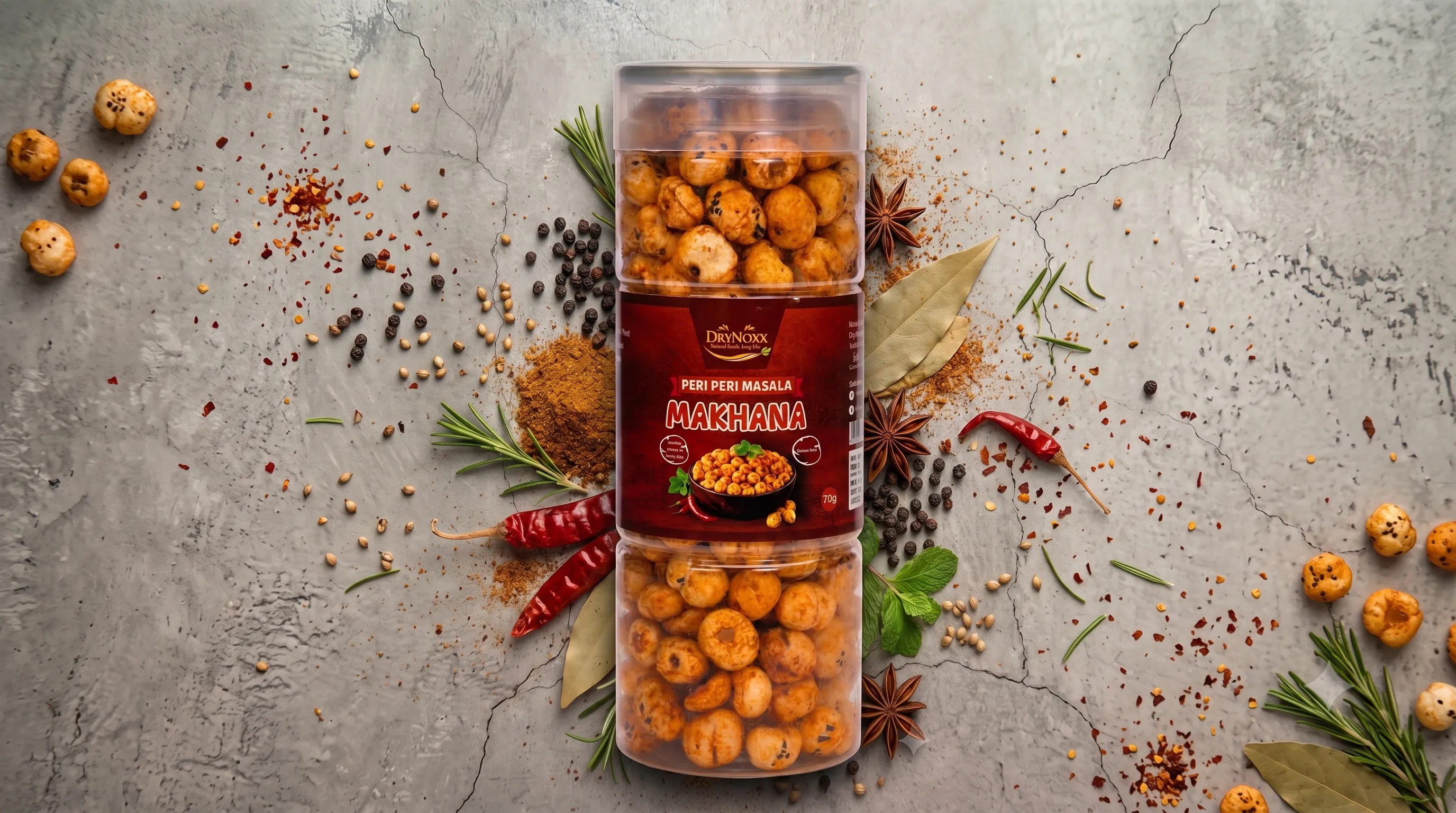 Peri Peri Masala Makhana (70g)